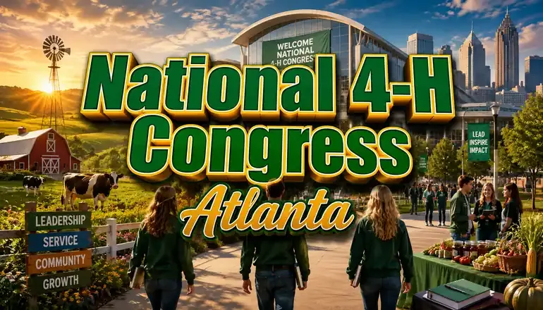 Three area 4-H members chosen for National 4-H Congress in Atlanta