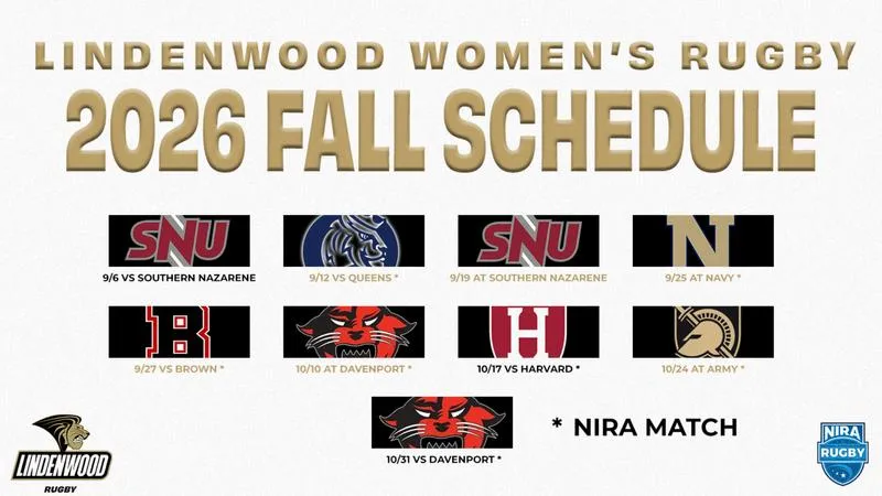 Women's Rugby Releases 2026 Fall Schedule