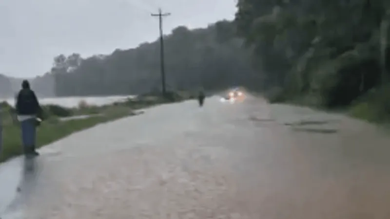 Driver and one-year-old child rescued from floodwaters in Howard County