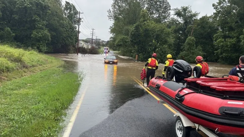 Flash floods trigger water rescues and leave Boone County roads impassable