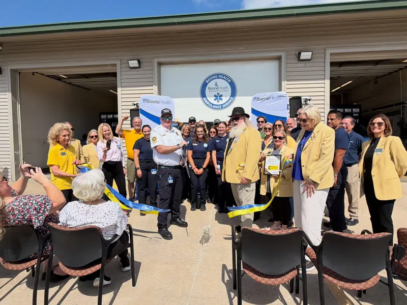 (LISTEN): Boone County Fire Protection District chief praises Boone Health's vision with new ambulance station in south Columbia