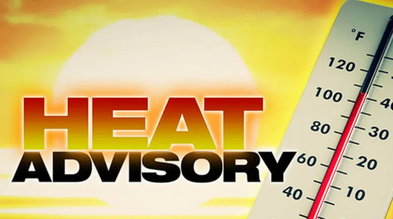 National Weather Service Has Issued a Heat Advisory for Our Area