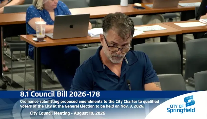 Springfield City Council votes to place charter revisions on Nov. 3 ballot