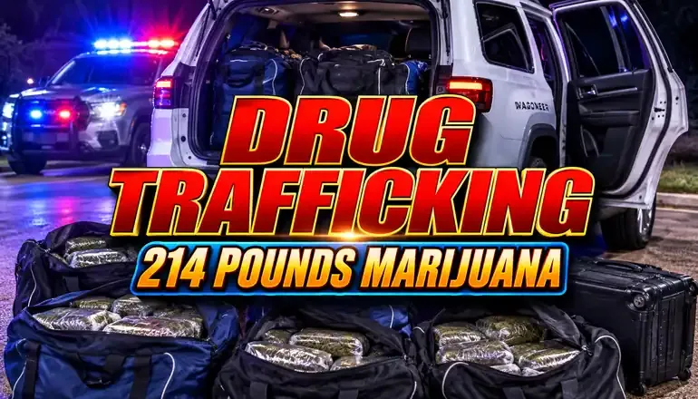 Texas woman faces felony after 214 pounds of marijuana are found