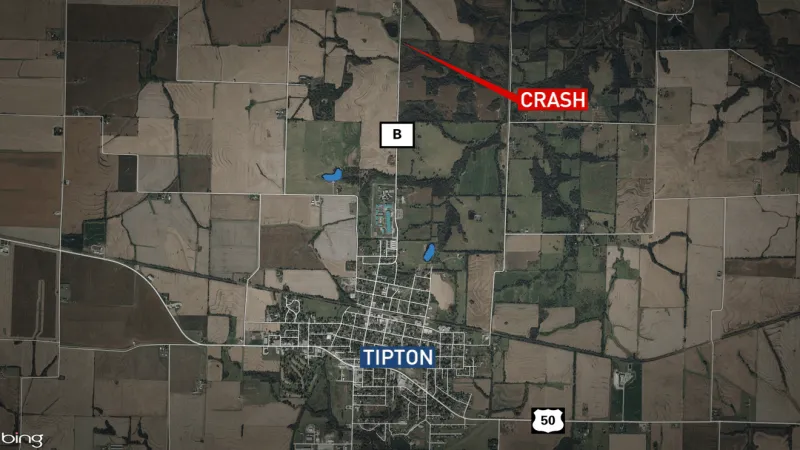 Tipton man hurt in car crash on Route B, near Moniteau-Cooper county line