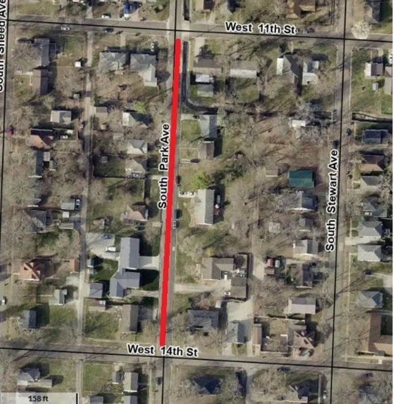 Portion of South Park Closed for Sewer Repair
