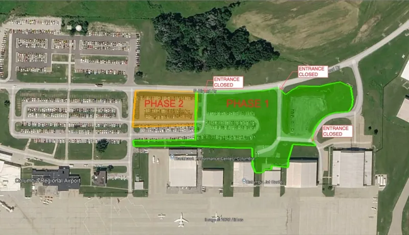 Look for Columbia Regional Airport parking lot improvement project to be done before Christmas