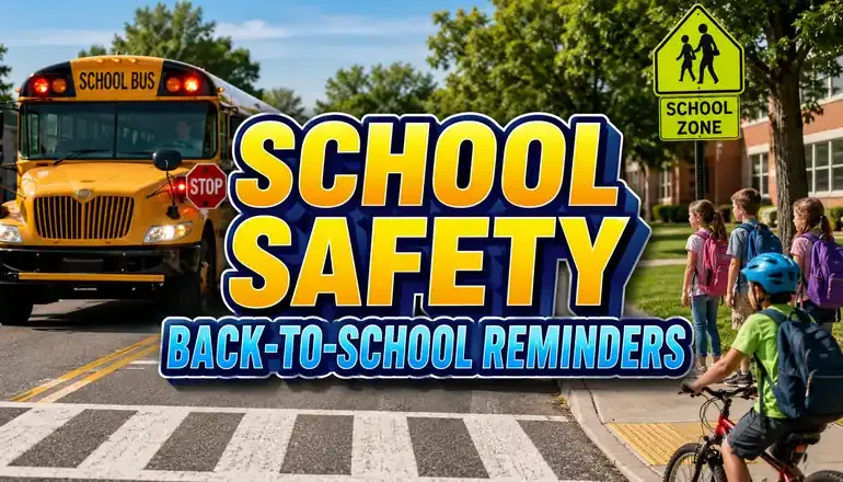 Back-to-school safety advice covers buses, bikes and school zones