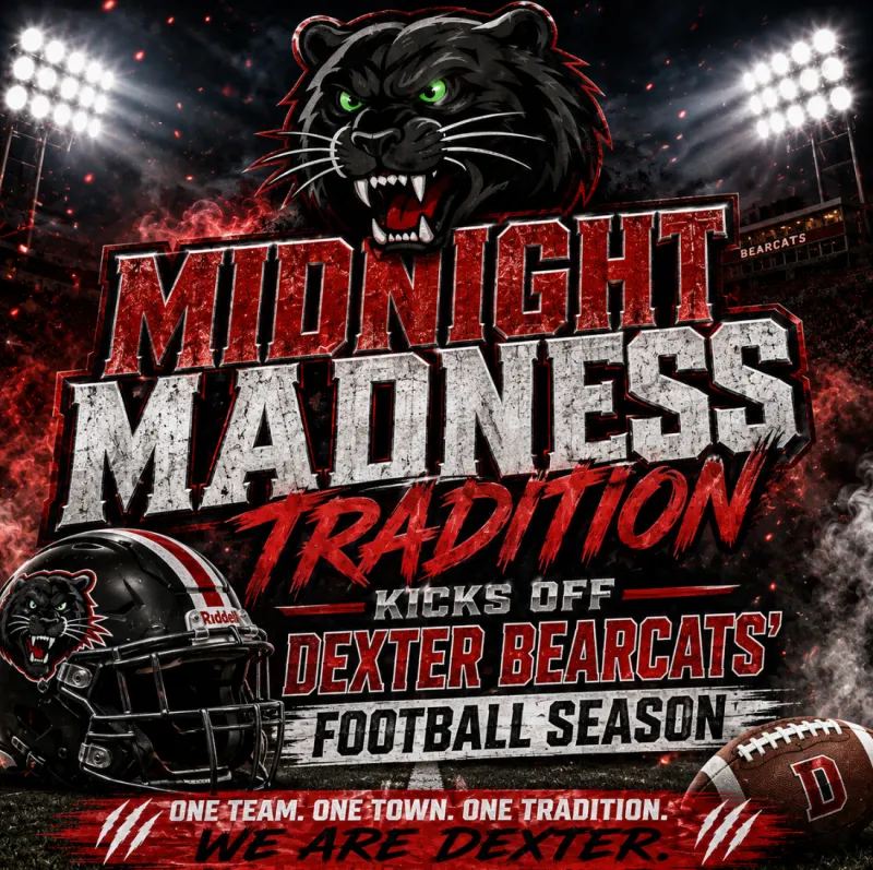 Midnight Madness Tradition Kicks Off Dexter Bearcats' Football Season
