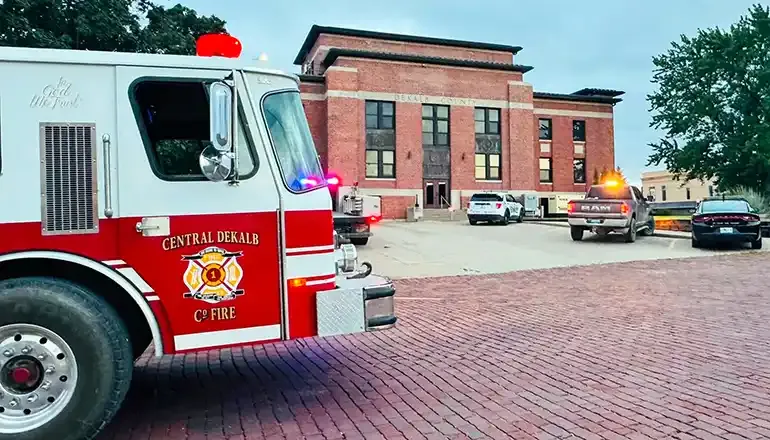 Firefighters contain HVAC wiring incident at Maysville courthouse