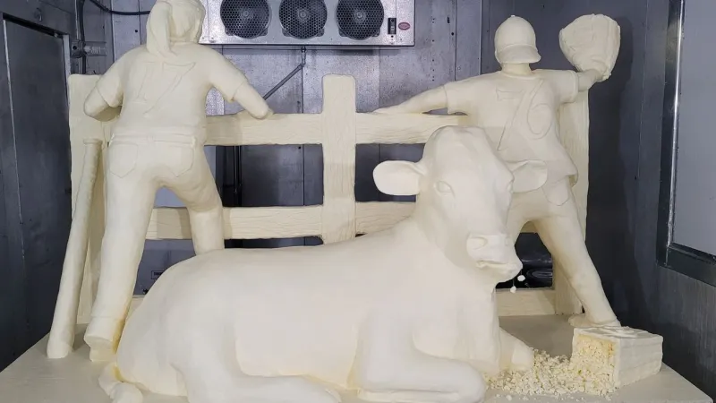 Artist behind iconic butter cow sculpture at Missouri State Fair details design process