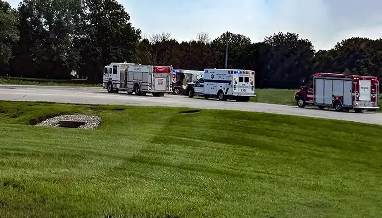 Trenton man injured in crash at Highway 65 and 28th Street