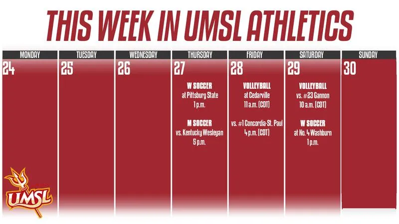 This Week in UMSL Athletics... August 24-30