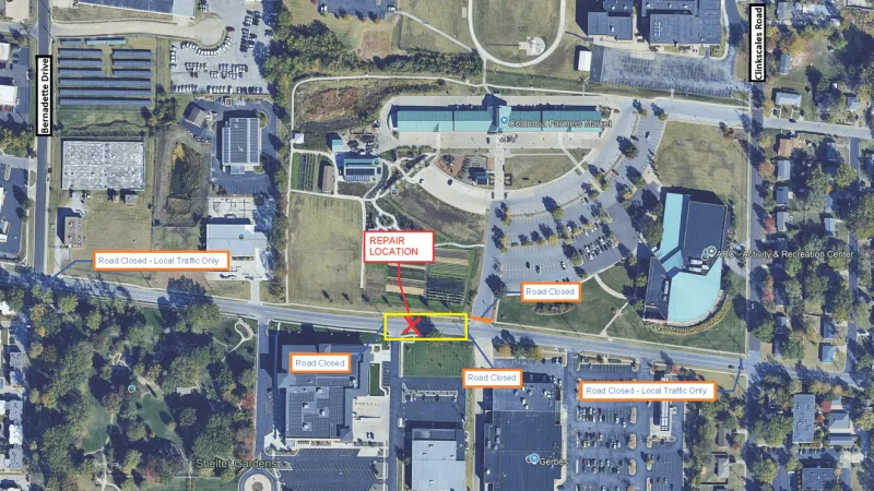 West Ash Street in Columbia to close for emergency waterline repairs
