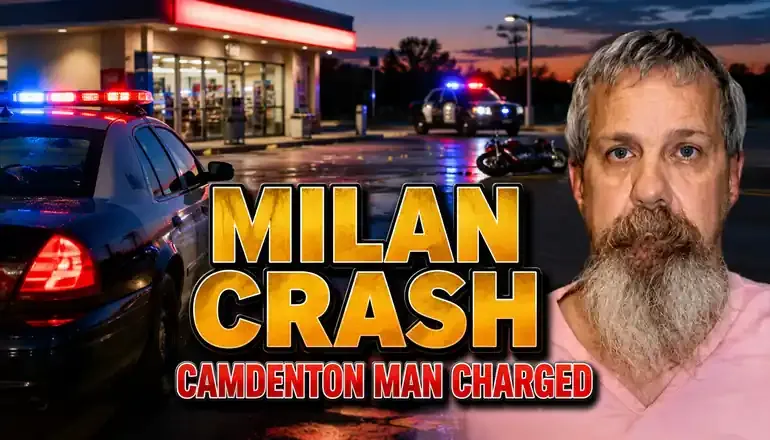 Camdenton man faces five charges in Milan convenience store crash