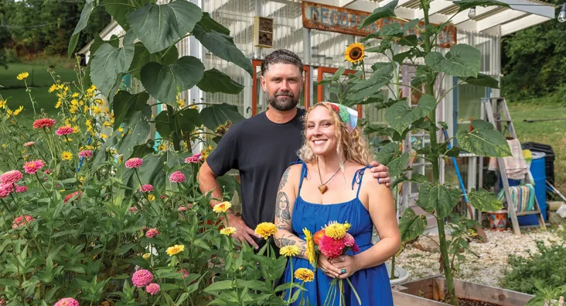 People Walnut & Bloom: An Ozarks Couple's Flower and Woodworking Business