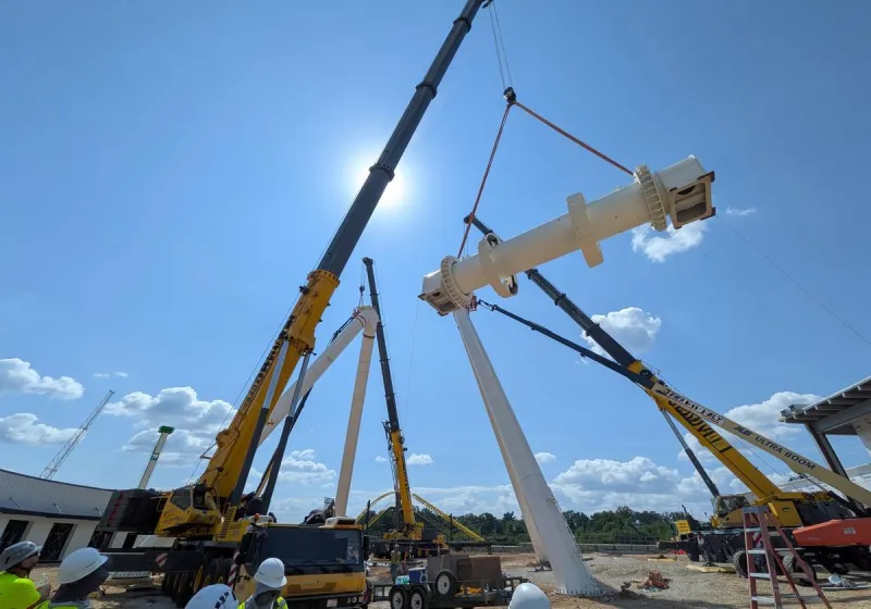 175-foot Wheel at Oasis Lake of the Ozarks Under Construction