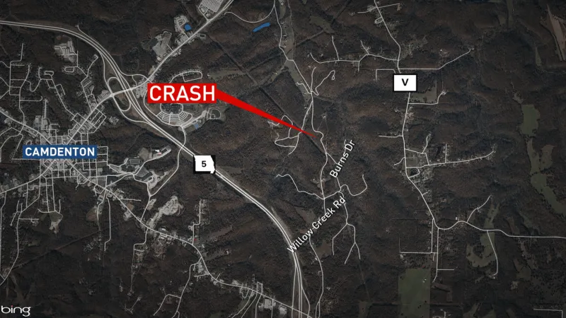 Motorcyclist airlifted and hospitalized in Camden County crash