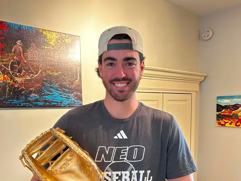 NEO College baseball player Eliott Marin named NJCAA Rawlings Gold Glove Recipient