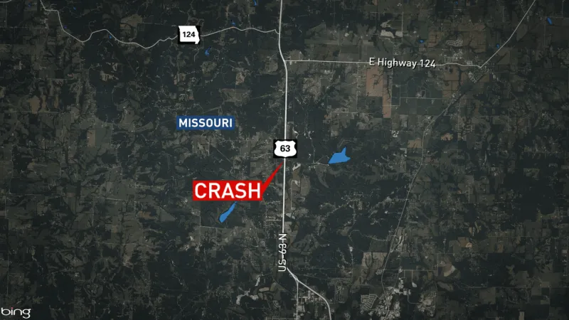 Two injured in rear-end crash on Highway 63 in Boone County