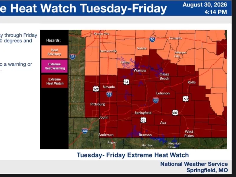 No quick relief: Joplin heat threat could stretch into mid-September