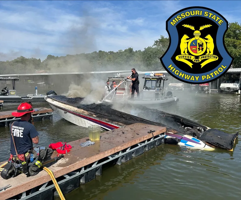 No injuries after boat catches fire at popular Lake of the Ozarks beachfront bar
