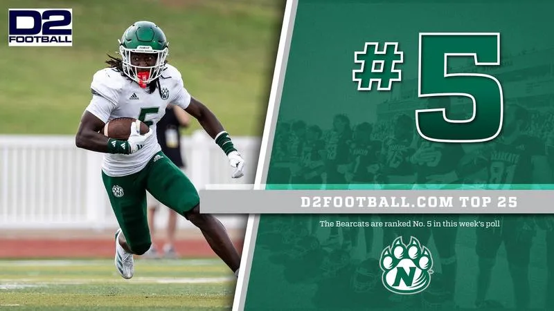 Northwest moves up to No. 5 in D2Football.com poll