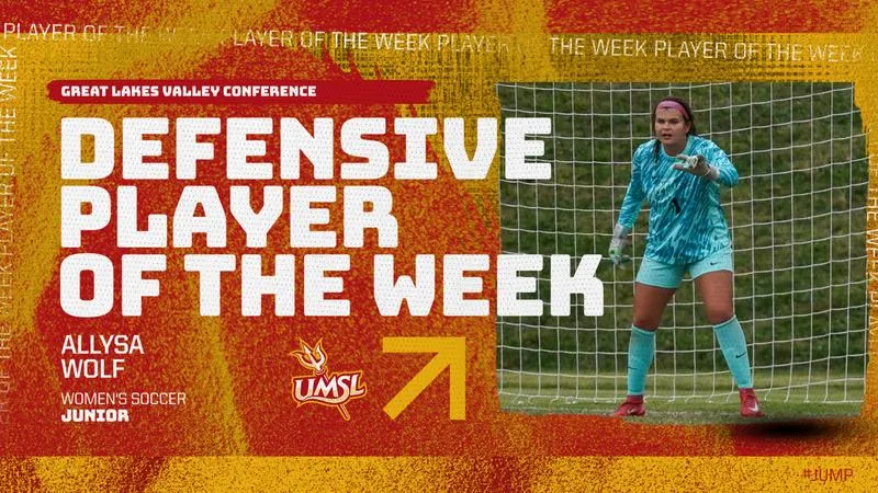 Wolf Claims First GLVC Defensive Player of the Week Honor
