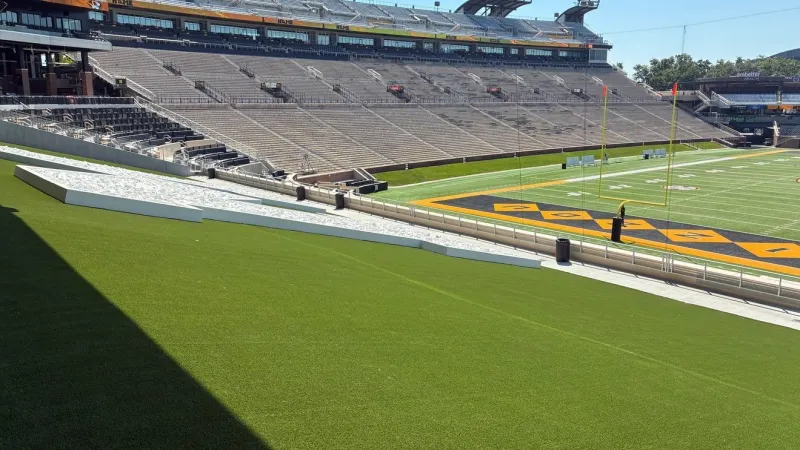 Mizzou Athletics hosts media tour of newly completed North End Zone
