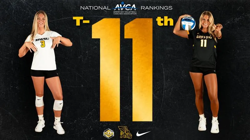 Volleyball climbs to program-best tie for No. 11 in AVCA poll