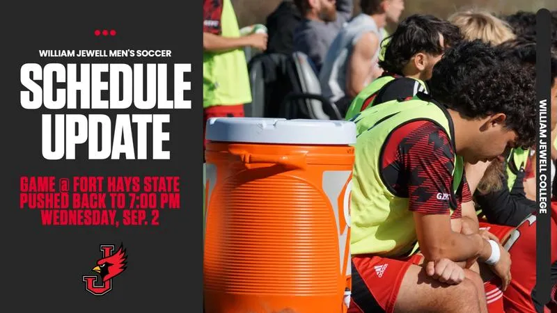Men's Soccer at Fort Hays State Pushed To 7:00 PM, Wednesday Sep. 2