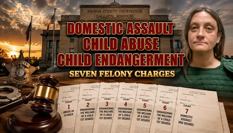 Jamesport woman faces seven felonies after child abuse allegations