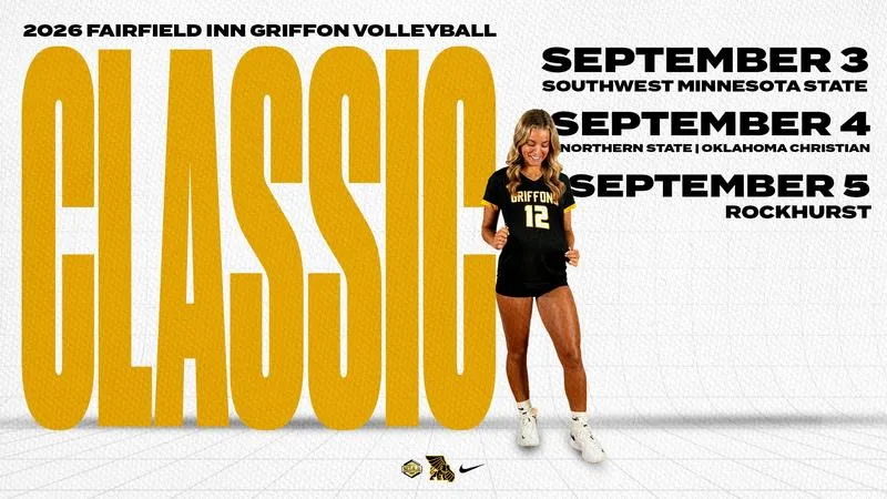 No. 11 Griffons open home slate hosting Fairfield Inn Volleyball Classic