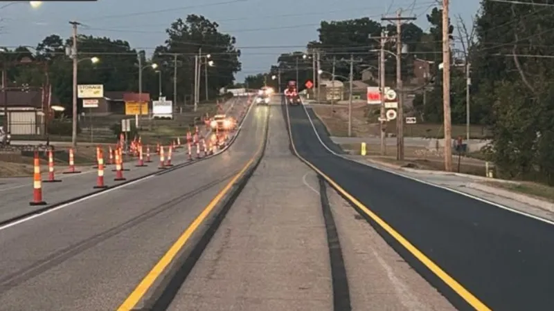 Highway 54 widening project reaches halfway point in Camdenton