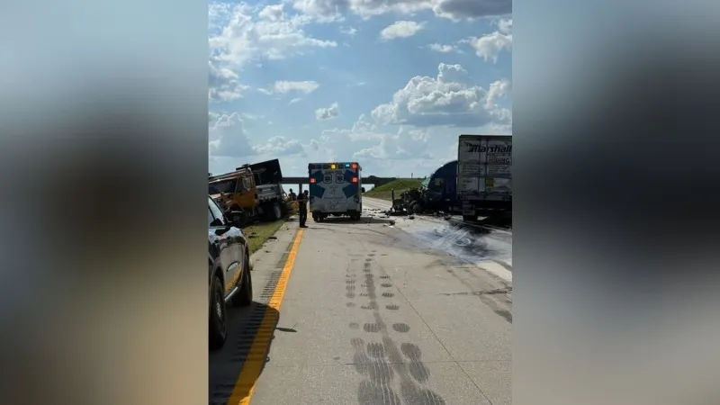 Crash shuts down westbound lanes of Interstate 44 in Phelps County
