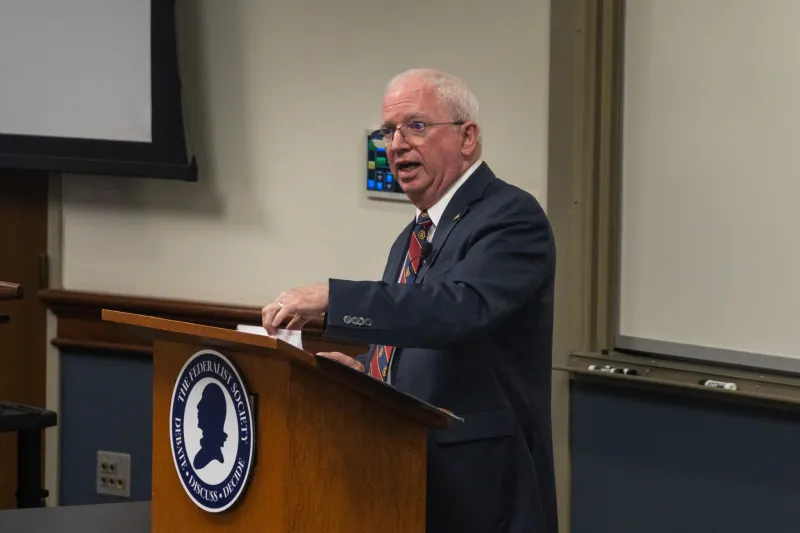 Former Trump lawyer who worked to overturn 2020 election speaks at WashU Law