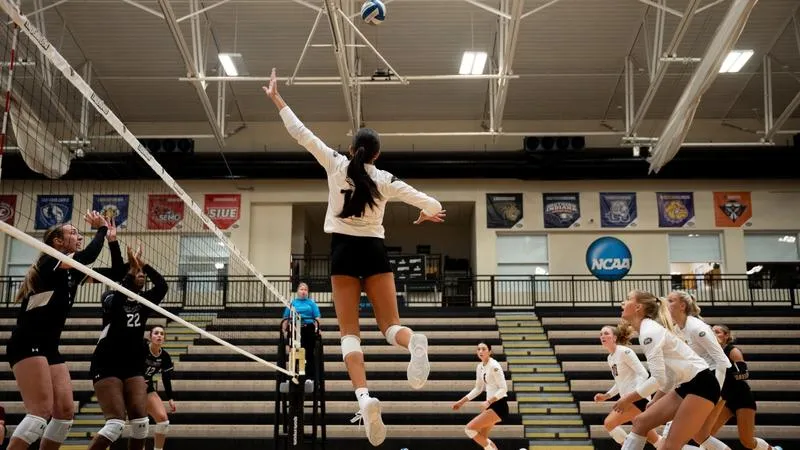 Women's Volleyball Sweeps Portland State to Open NIU Invite