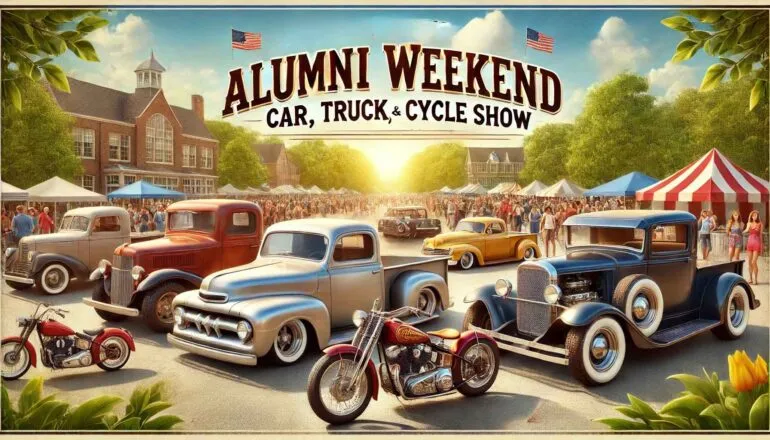 Trenton Alumni Weekend Car Show draws 36 entries amid extreme heat