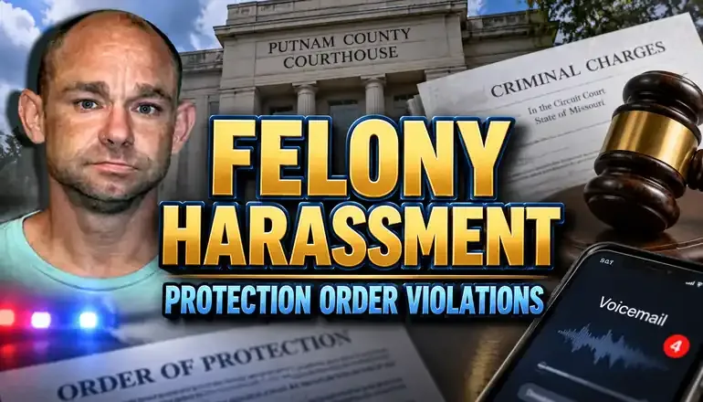 Trenton man accused of harassment, four protection order charges