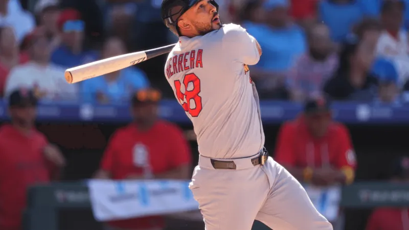 Herrera and Hjerpe lead Cardinals to a 10-8 win over the Rockies