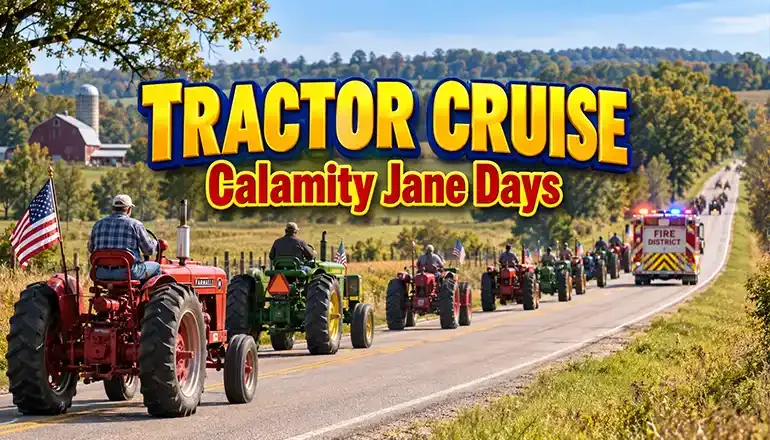Mercer County fire district to guide Calamity Jane tractor cruise