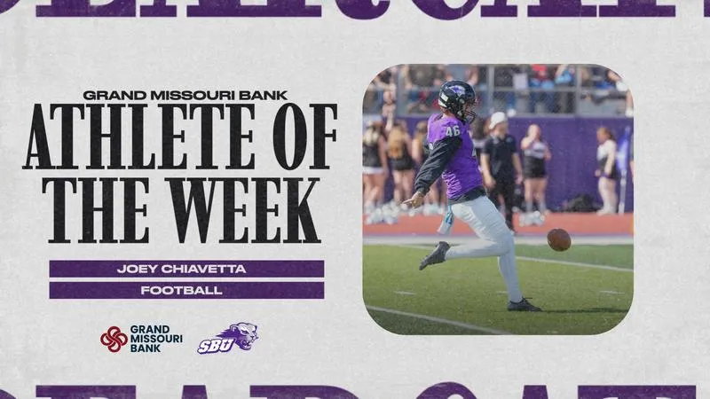 Joey Chiavetta Earns Grand Missouri Bank Athlete of the Week