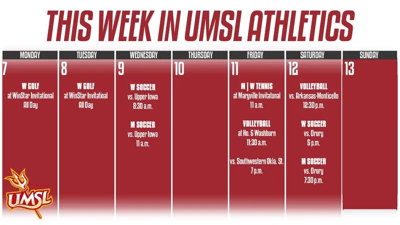 This Week in UMSL Athletics September 7 -- 13