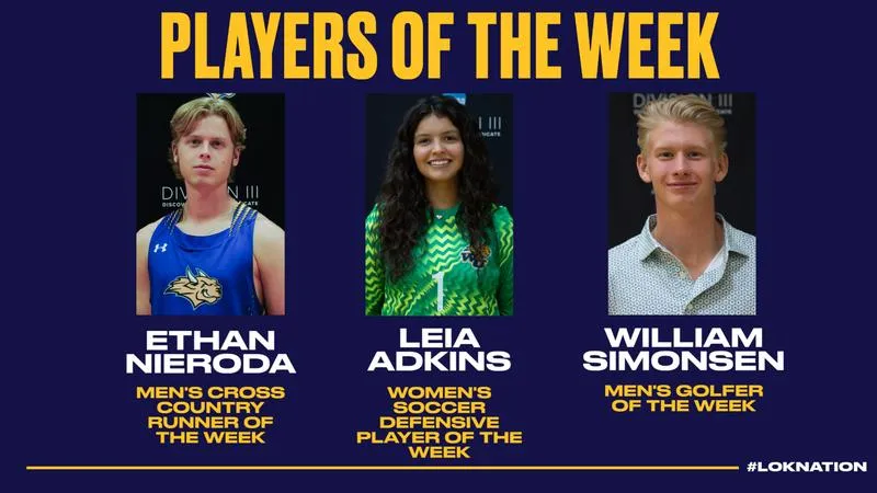 Three Gorloks Earn SLIAC Player of the Week Honors