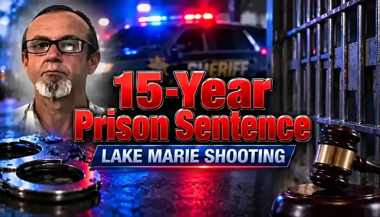 Mercer man gets 15 years after guilty plea in Lake Marie shooting