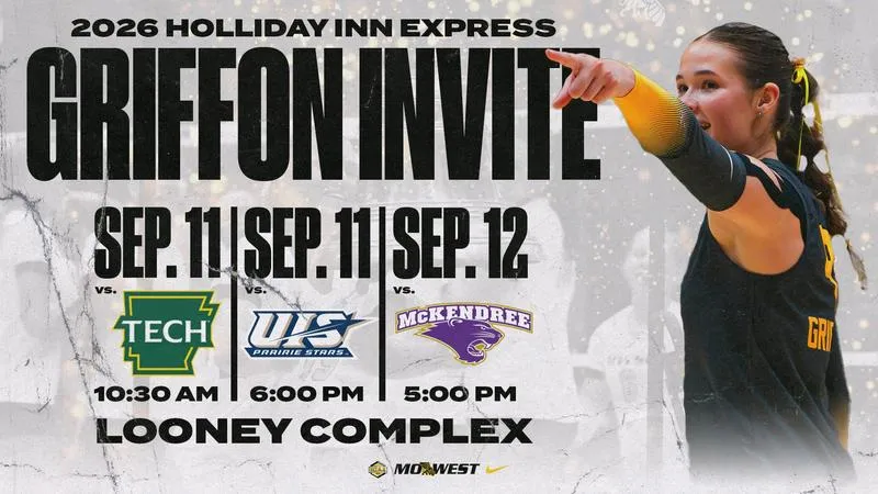 No. 10 Griffon Volleyball hosts Holiday Inn Express Invitational