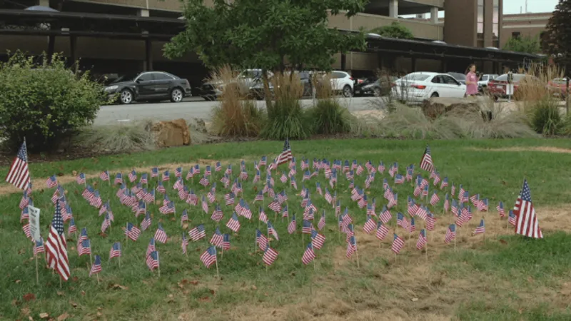 Mid-Missouri marks 9/11 anniversary with 235 flags, Boone County courthouse vigil tonight
