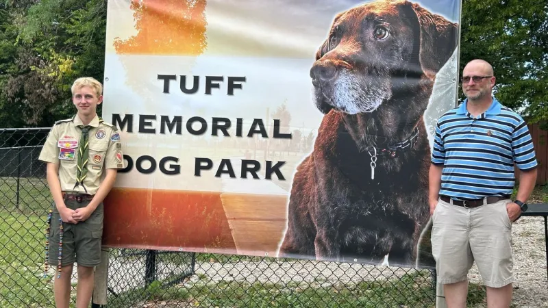 Ashland renames dog park to honor 9/11 search and rescue dog