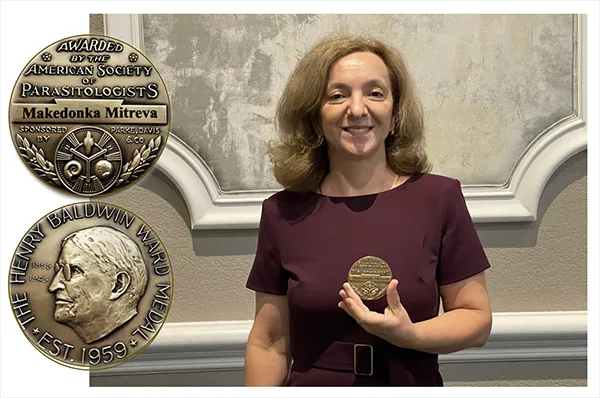 Mitreva receives award for parasite research
