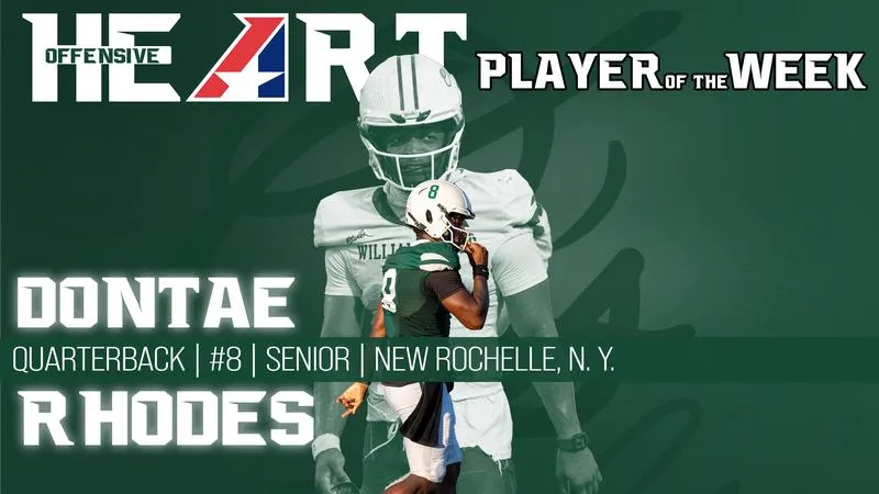 Rhodes Earns Heart Player of the Week Honors